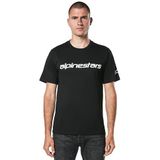 Alpinestars - Linear Wordmark 2.0 T-shirt - Zwart - Katoen/Polyester