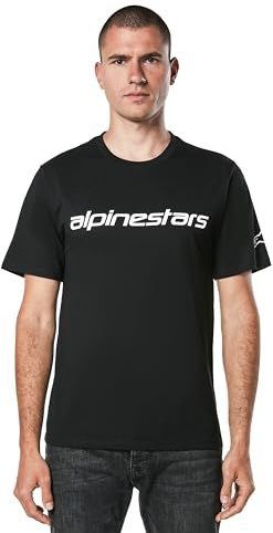 Alpinestars - Linear Wordmark 2.0 T-shirt - Zwart - Katoen/Polyester