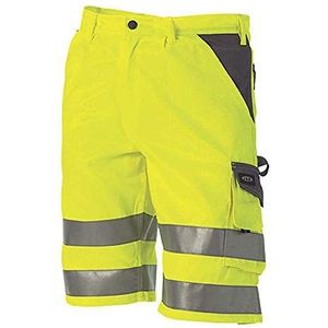 JAK 11109 Hi-Vis Korte Werkbroek | Geel/Grijs | 52 (36)