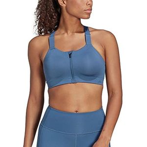 Adidas - Tlrd Impact Luxe - Sporttop - Zwart - Hoge Ondersteuning, 79% Gerecycled Polyester, AEROREADY