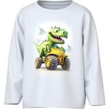 Name It Blouse - NmmVoto - Bright White/Race Dino - Name It - 2 jaar (92) - Shirts
