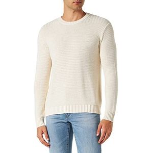 Sisley heren sweater, Crèamy White 902, XL