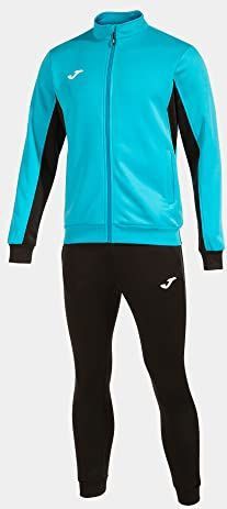Tracksuit - Gevoerd - Polyester Fleece - Hoge Kraag - Contrasterende Lijnen