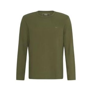 BRAX Style Timon shirt met lange mouwen in zachte jersey-kwaliteit, hunter, XL