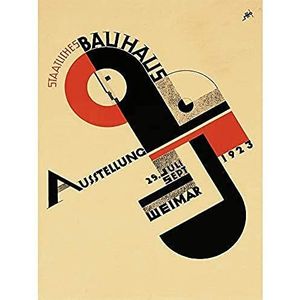 Tentoonstelling Bauhaus Weimar Duitsland Unframed Art Print Poster Muur Decor 12x16