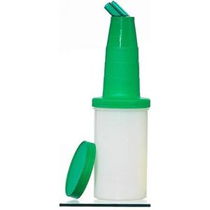 Garnet 6000-V Speed Bottle 1 l – container voor sap en siroop – 1 stuk – de doos is voorzien van een afsluitdeksel – Made in Italy, kunststof, groen