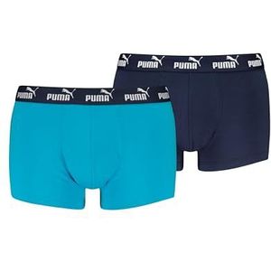 PUMA Men's Elements Trunk, blue combo, M (2-pack), Blue Combo, M
