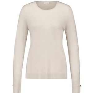 GERRY WEBER Pullover 1/1 mouw, Crèam melange, 42