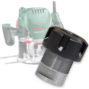 Fraiser Spindel compatibel met Bosch bovenfrees POF 1200-1400 ER20 met 12 mm schacht voor het frezen van hout - accessoires houtfrees
