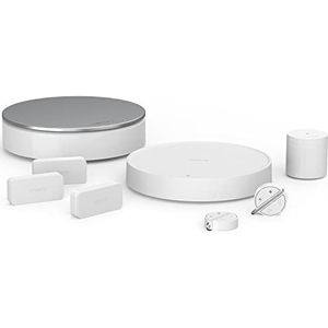 Somfy 1875280 Home Alarm Essential – draadloos alarmsysteem voor thuis verbonden wifi – 3 IntelliTAG – 1 bewegingsmelder – 2 afstandsbedieningsbadges – compatibel met Alexa, Google Assistant en TaHoma