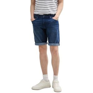 Tom Tailor - Bermuda - Heren - Blauw - Katoen