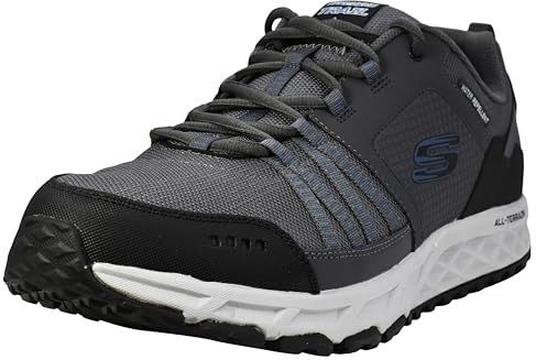 Skechers - Escape Plan - Sneakers - Grijs - Sportieve Wandel- en Trainingsschoenen