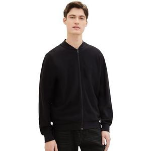 TOM TAILOR Denim Sweatjack voor heren, 29999 - Black, M