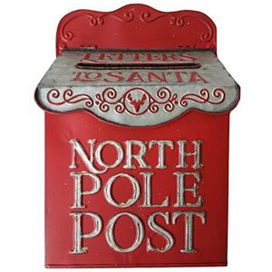 All Chic Kerst Post Box Muur Opknoping Santa Letter Box Voor Buiten Mail Box Kerstversiering Indoor Wandmontage Brievenbussen Voor Muur Decor..