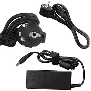 Leyf Laptopvoeding 19 V 3,15 A 60 W, oplader voor Samsung, AC 100-240V 50/60Hz, stekkervoeding, netadapter (5,5-3 mm jackstekker), compatibel met Samsung LT-GT-VM-P-Q-R-S-U-X serie