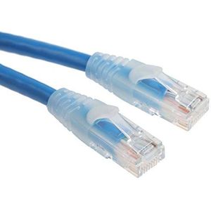 RS PRO Ethernetkabel Cat.6, 5m, blauwe patchkabel, A RJ45 U/UTP stekker, B RJ45, PVC