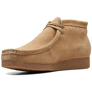 Clarks Shacre Boot, Chukka-schoenen voor heren, suède donker zand, 44 EU