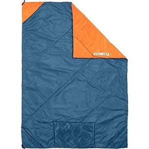 Klymit Unisex Versa Campingdeken en trooster, blauw/rood, maat L