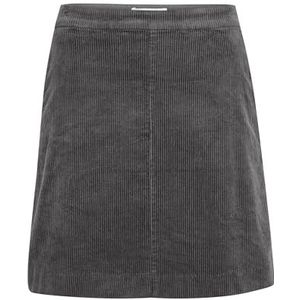 Part Two Mini-rok voor dames, hoge taille, zakken, corduroy, stof, elastische taille, dames, Magneet, 32 NL