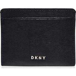 DKNY Dames R92z3c09 Bi-Fold Portemonnee, Zwart/Goud, 10 x 7,5 x 0,5 cm