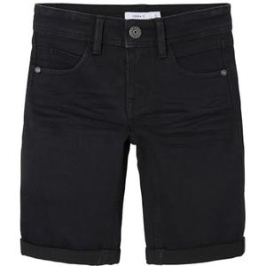 NAME IT heren Shorts Nkmsofus Dnmtax 2012 lange shorts Noos, Zwart denim, 146