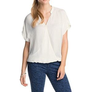 ESPRIT dames Loose Fit blouse in wikkel-look 074EE1F003