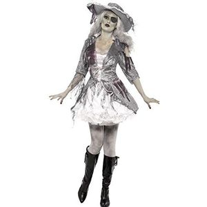 Ghost Ship Pirate Treasure, Grey, with Dress & Hat, (M)