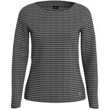 s.Oliver Shirt  zwart / wit