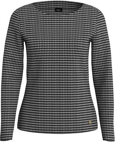 s.Oliver Shirt  zwart / wit