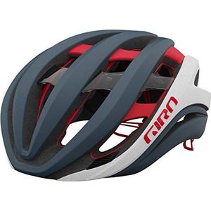 Giro Aether Spherical, herenhelm, mat, grijs/wit/rood, L