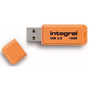 Integral Neon 16GB USB-stick USB3.0 oranje