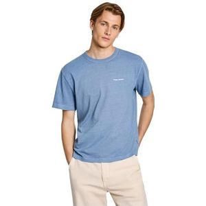 PEPEJEANS - T-shirt - Blauw - Biologisch Katoen - Korte Mouwen