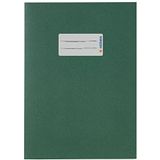 HERMA 5505 schriftenvelop, A5-papier, groen, met tekstvak van krachtig gerecycled oud papier en rijke kleuren, voor schoolschriften, gekleurd