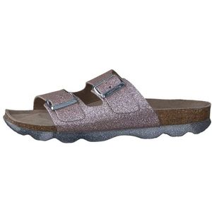 Superfit Pantoffels met voetbed voor meisjes, bronskleurig, 25 EU