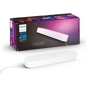 Philips Hue Play Tafellamp 1-Pack Uitbreiding - Duurzame LED Verlichting - Wit en Gekleurd Licht - Dimbaar - Verbind met Hue Bridge - Werkt met Alexa en Google Home - Wit