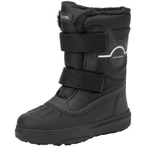 Geox J Bunshee Pg Boy B A, sneeuwlaarzen kinderen, Zwart, 32 EU