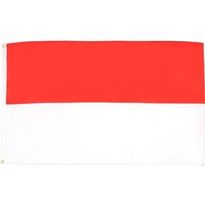 AZ FLAG - Monaco Flag - 3x5 Ft - 100D Polyester Monegasque - Monacans Banner with Two Metal Grommets - Fade Resistant - Vivid Colors - 3' x 5' Feet - 150x90 Cm