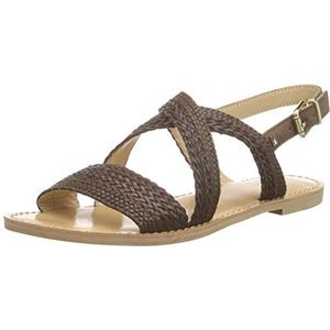 Tommy Hilfiger J1285ADA 20S Dames Slingback-sandalen, Braun Devon Brown 212, 36 EU