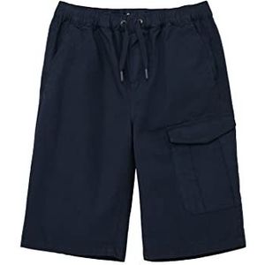 s.Oliver Junior Boy's Bermuda, Loose Fit, Blue, 134, blauw, 134 cm