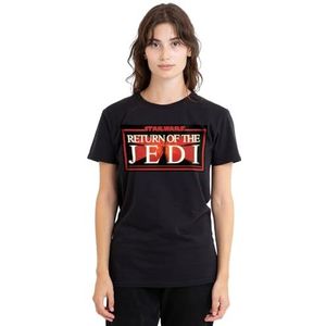 Star Wars Jedi Warp dames T-shirt, zwart, klein, Zwart, S