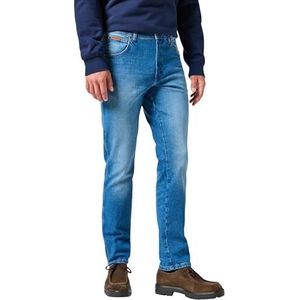 Wrangler Men's Texas Slim Jeans, Prairie Blue, 32 W/34 L