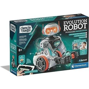 Clementoni Evolution Robot 2.0 Robot voor paardrijden en spelen, met speciale app, robotica voor kinderen vanaf 8 jaar, speelgoed in het Spaans (55512)