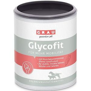 GRAU - het origineel - Glycofit, voor een stabiel bewegingsapparaat en meer mobiliteit, 1 verpakking (1 x 200 g), aanvullend diervoeder voor honden