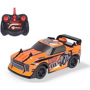 Dickie Toys - RC Auto Track Beast (oranje-zwart) - op afstand bestuurbare auto voor kinderen vanaf 6 jaar met afstandsbediening (2-kanaals FS, 2,4 GHz) en batterijen, 15 cm, tot 6 km/u