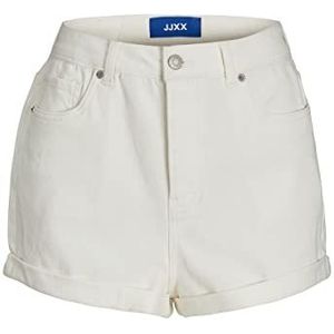 JACK & JONES Jjxx Jxhazel Mini Hw AKM Denim Shorts, ecru/detail:akm12, XL