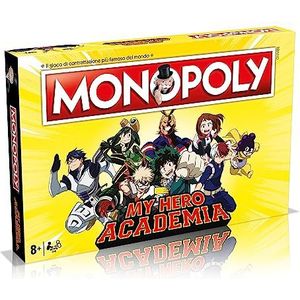 Winning Moves - Monopoly, My Hero Academia, bordspel, Italiaanse editie