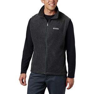 Columbia Men's Big and Tall Steens Mountain Full Zip Soft Fleece Vest, Charcoal Heather, 4X