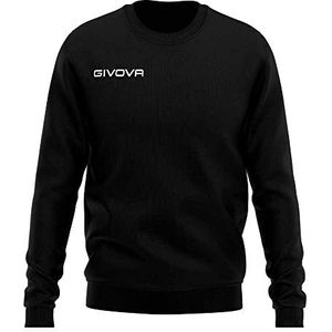 givova MA025-0010-L Sweatshirt met ronde hals, zwart, L