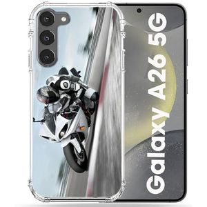 Versterkte hoes voor Samsung Galaxy A26 5G Moto Racing GP wit