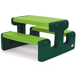 Little Tikes Go Green Grote picknicktafel, voor maximaal 6 personen, voor huiswerk, projecten en om te spelen, voor kinderen van 3 tot 6 jaar